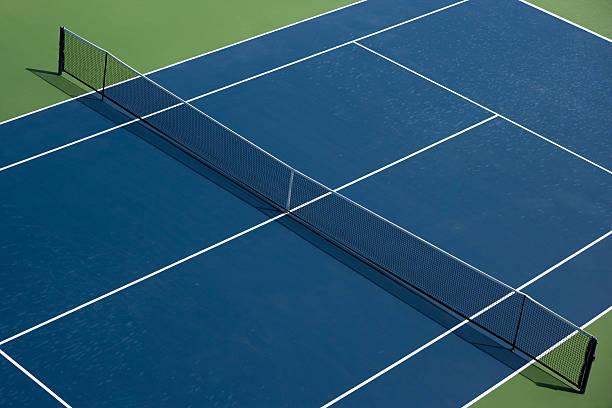 Construction d'un court de tennis