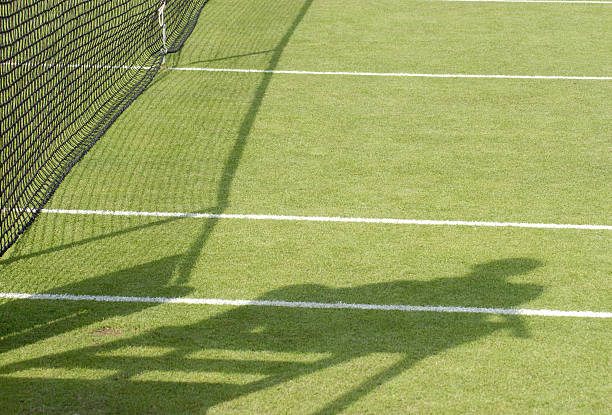 Construction d'un court de tennis