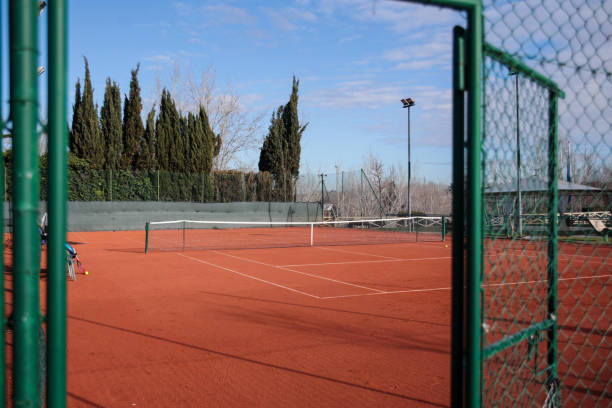 Construction d'un court de tennis à Nice