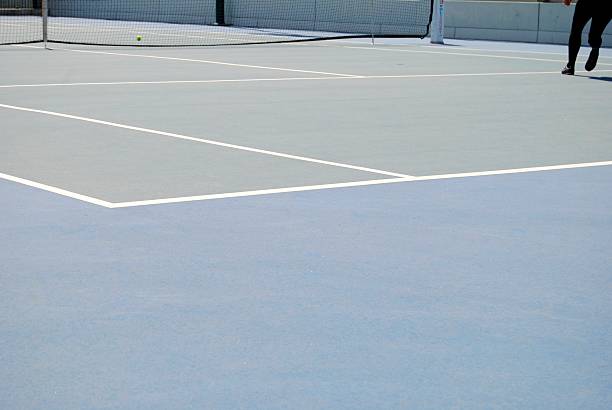 construction de courts de tennis en béton poreux à Lyon