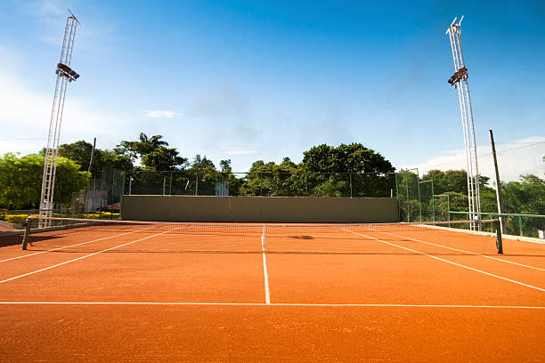 Construction d'un court de tennis à Chartres